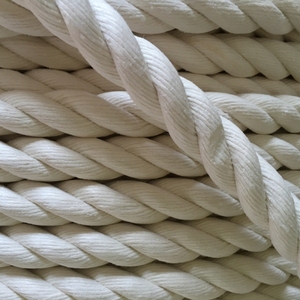 Cuerda trenzada de 3 hebras para macramé, 100% de algodón, de fábrica, precio al por mayor, 100% de yute, Marina - Product Image 6