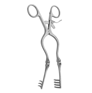 Rétracteur professionnel à maintien, rétracteur auto-retractable Sharp Beckman Adson, 4 x 4 pointes, 31,5 cm, rétracteur en acier inoxydable - Product Image 5