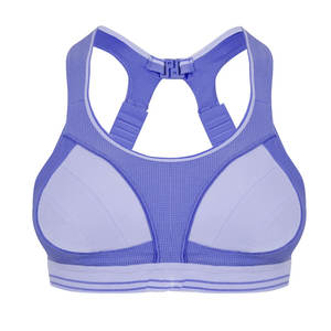 Sujetador deportivo OEM ligero de alto soporte para mujer Racerback de secado rápido transpirable de talla grande Yoga gimnasio correr Fitness Jogging Wear - Product Image 5