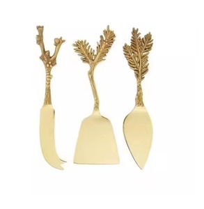 Elegante juego de cubiertos de metal pulido Durable Cuchara de acero inoxidable Tenedor Cuchillo Juego de cena para cocina y Mesa - Product Image 3