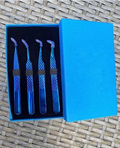 Pinzas de extensión de pestañas de acero inoxidable de alta calidad, herramienta de Arte de uñas con punta puntiaguda, herramienta de belleza de venta del fabricante - Product Image 2