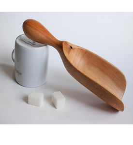 Proveedor al por mayor Artesanía Madera de Acacia Harina Cuchara medidora Fabricación Precio más bajo - Product Image 4