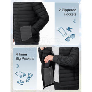 Vêtements d'hiver Offre Spéciale vestes d'hiver à bulles compressibles pour hommes dernière conception fabriquée au Pakistan veste d'hiver à bulles compressible pour hommes - Product Image 5