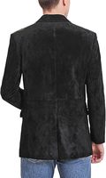 Blazer classique en cuir d'agneau, veste de sport, fermeture à simple boutonnage, grande taille, respirant, imperméable, unisexe, coupe classique