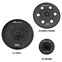 Arborea Professional High Quality Alloy Percussion Instruments Mute Cymbal Set 7-Piece 10''splash