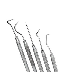 Détartreurs dentaires manuels en acier inoxydable, instrument d'hygiène buccale, poignée ergonomique pour un nettoyage précis, cliniques dentaires professionnelles - Product Image 3