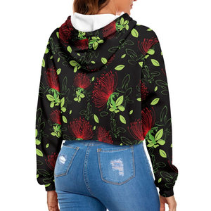 Sudadera con capucha corta de sublimación para mujer de tendencia superior de la mejor calidad, Sudadera con capucha de sublimación de Material duradero transpirable con los mejores diseños - Product Image 3