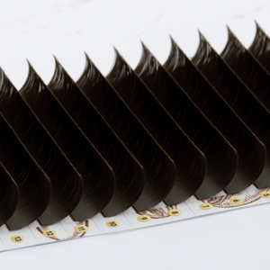 Best-seller cils à éventail facile brun mat plateau mixte extensions de cils à volume classique cils moelleux vente en gros marque privée - Product Image 2