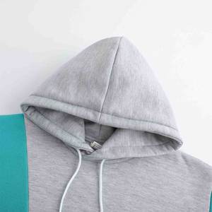 Sudadera con capucha de poliéster con bloque de color blanco M para hombre: ropa de calle diaria, ropa informal y activa asequible para hombres - Product Image 3