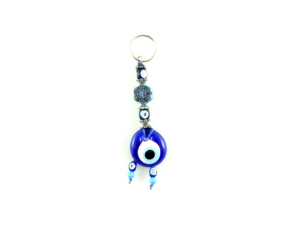 พวงกุญแจ DAFNI BIG PAZAR Evil Eye Bead Carabiner - โลหะผสมแฟชั่นรูปทรง 3 มิติ พร้อมเคลือบสีแบบพิเศษและลายนูน - Product Image 1