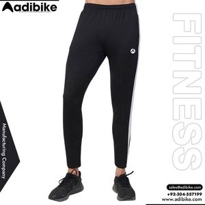 Vente en gros Pantalon d'entraînement de fitness pour hommes sur mesure Qualité supérieure Style sportif Plat devant taille moyenne Logo personnalisable - Product Image 5