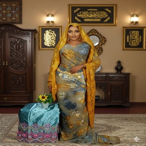 Conjunto de Terciopelo Maqbal Tradicional de Alta Calidad, Jacquard Dirac, Tejido de Sarga con Textura, Ecológico, de Peso Medio, Suave para Mujer - Product Image 1