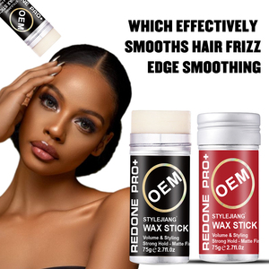 Palo de cera para el cabello Palo de pomada de sujeción extrema Palo de cera antiencrespamiento Control de bordes personalizado con logotipo - Product Image 2