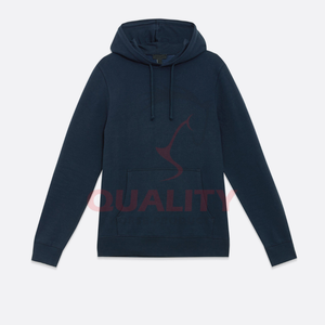 เสื้อฮู้ดสวมหัวแบบลำลองสำหรับผู้ชาย, เสื้อสเวตเชิ้ตมีฮู้ดเก็บความร้อนผ้าฝ้าย100% ออกแบบโลโก้ได้ตามต้องการสำหรับฤดูหนาว - Product Image 5