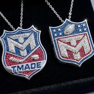 Pendentif Hip-Hop en Argent Sterling 925 Plaqué Rhodium avec Moissanite Ronde Taillée Personnalisée, Cadeau Chrétien Élégant en Gros - Product Image 1