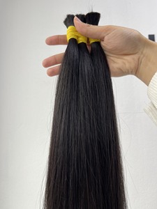 <b>Top</b> Trending Vietnamese Virgin Human Hair 10-30 Inch Straight Silky Bulk Super Double Drawn Perm No Shedding - Product Image 1
