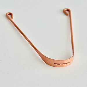 Smooth Finish Copper Tongue Cleaner For Comfortable Daily Tongue Cleaning Without Causing Irritation Or Discomfort - Product Image 1