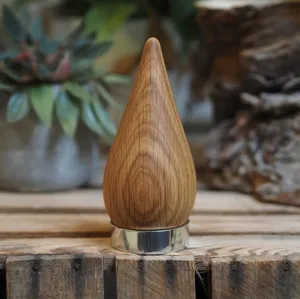 Newest Design Wooden Teardrop <b>Urn</b> for Human or <b>Pet</b> Ashes Elegant Natural Oak Memorial Keepsake Hand-polished wood grain - Product Image 6