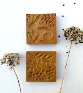 Wooden <b>Cookie</b> Stamp Pinecone Biscuit Mold Pastry Press Embossing <b>Tool</b> Baking Cutter Traditional Sugar Shortbread Butter Mold - Product Image 3