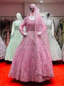 Lehenga Choli Pakistaní con Bordado Intenso, Estampado Digital, Artículos en Existencia, Mejor Precio de Fábrica, Vestido de Fiesta de Encaje, Gran Venta - Product Image 2