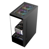 Manufacturers Spcc Atx Case Tempered Glass Full Tower Case Argb Effect Desktop Gaming Computer Pc Case Cabinet