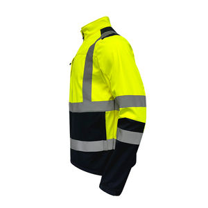 Veste Softshell Hivis Vêtements de sécurité de travail de protection Veste Softshell Hivis pour homme - Product Image 2