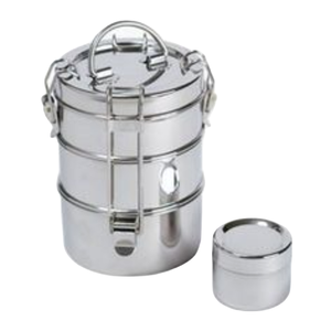 Eco Friendly Custom Multi Layer Office School Kids Stainless Steel Double Wall Lunchbox <b>Tiffin</b> <b>Box</b> Usa - Product Image 3