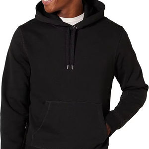 Custom Print <b>Men's</b> 100% Cotton Hoodie <b>Thick</b> <b>Fleece</b> Hoodie Vintage Style Hooded Oversized Sweatshirt for <b>Men</b> Hoodies Sweatshirts - Product Image 1