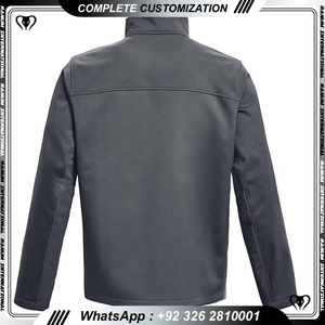 Men's <b>Winter</b> Telemark Softshell Bomber <b>Jacket</b> Stand Collar Hooded Design Embroidered Techniques <b>Waterproof</b> OEM Service Supply - Product Image 4