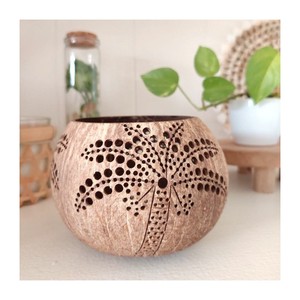 Stand <b>Candle</b> Holder <b>Coconut</b> Shell Natural Matte Holders for <b>Candle</b> Party Events Decoration Best Selling Home Decor - Product Image 1