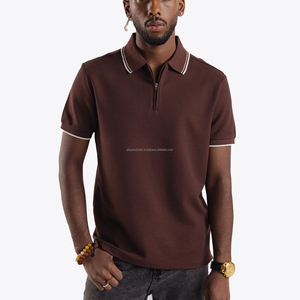 Camiseta Polo Casual para Hombre, Algodón Piqué, Suave y Transpirable, Uso Diario, Marca Personalizada, Proveedor al por Mayor de Fábrica OEM ODM - Product Image 1
