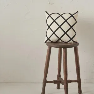 Modern Minimalist Cross Patterned Geometric Decorative Cushion Cover Without Inner Filling - Product Image 1