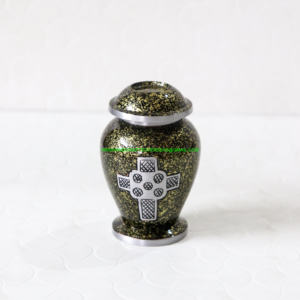 Small Keepsake Urn Small Cremation Urns <b>for</b> Human <b>Ashes</b> Funeral Supplies Keepsake Aluminum Urns with Velvet <b>Box</b> <b>for</b> Sale - Product Image 2