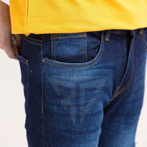 Pantalones vaqueros de material de alta calidad para hombre, pantalones vaqueros informales con logotipo personalizado al mejor precio al por mayor en talla adulta - Product Image 6