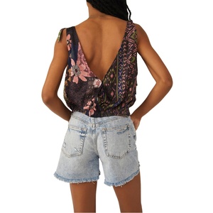 Top a Canotta Surplice Lemonade Combo da Donna Free People, Traspirante, in Tessuto con Decorazione Arricciata, Taglia Unica per Uso in Palestra - Product Image 2