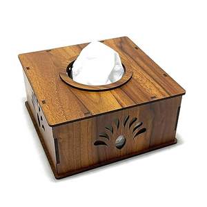 Dispensador de pañuelos de madera ecológico natural con pulido fino, caja de pañuelos de madera maciza de lujo para un estilo interior premium - Product Image 3