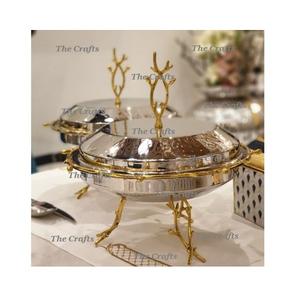 ฝาปิดแบบแขวนจานสไตล์คลาสสิกสีทองโลหะออกแบบอย่างยอดเยี่ยมปรับขนาดได้ความจุมาตรฐานคุณภาพสูง - Product Image 3