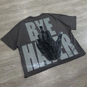 Nouveauté - T-shirt en toile de coton biologique 100% respirant, léger, de haute qualité, à séchage rapide, pour homme, taille surdimensionnée, impression de logo personnalisée - Product Image 3