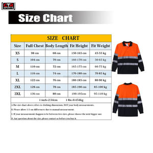 Polo de trabajo de manga larga de alta visibilidad reflectante Hi Viz impermeable y de talla grande impresión de logotipo personalizado - Product Image 3