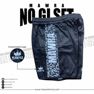 ชุดกางเกงขาสั้น MMA สำหรับผู้ชายชุดฝึกป้องกันผื่นแห้งเร็วระบายอากาศได้ดีดีไซน์แบบ OEM - Product Image 4