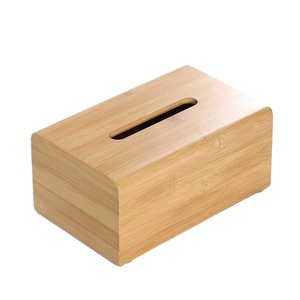 Caja de pañuelos de madera rectangular, accesorios de cocina, venta al por mayor, caja de pañuelos de madera para sala de estar personalizada al mejor precio - Product Image 1
