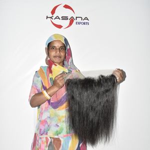 Extensiones de Cabello Humano Vietnamita Virgen 13x4 Frontal, Sin Procesar, Cutícula Alineada, Color Natural Negro, Doble Trama a Máquina para Mujeres - Product Image 5