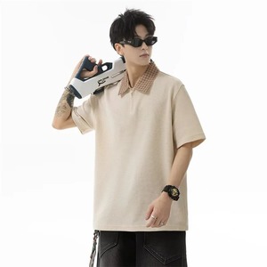 เสื้อโปโลผ้าฝ้ายผ้าฝ้ายพลัสไซส์สำหรับผู้ชาย, เสื้อโปโลผ้าฝ้ายระบายอากาศได้ดีขนาดใหญ่พิเศษ - Product Image 3