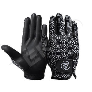 Gants de golf en cuir véritable Cabretta avec logo personnalisé de grande classe - Product Image 2