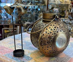 Cast Iron <b>Gold</b> Handicraft Birds Tealight <b>Candle</b> <b>Holder</b> for Home and office decor wedding party events decorative bulk quantity - Product Image 2