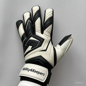 Guantes de portero con logotipo personalizado de alta calidad Último diseño hecho de cuero para uso en exteriores Servicio OEM Suministro al por mayor - Product Image 1