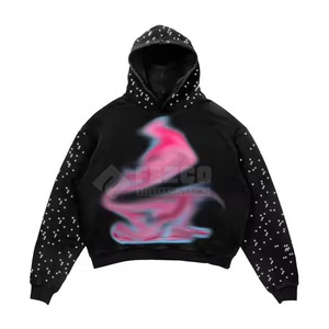 Custom Color Logo Men's Winter Streetwear <b>Tracksuit</b> 100% Cotton Fleece Elastic Waist Side Pockets Breathable Quick Dry Solid - Product Image 2