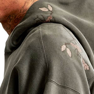 Sweat-shirts brodés pour hommes, designs entièrement personnalisés, tendance, respirants, 100% coton, manches longues, pull-over de haute qualité - Product Image 5