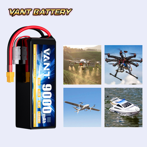 بطارية ليثيوم بوليمر VANT 4S1P 15.2 فولت 9000 مللي أمبير 100C HV مع قابس XT60 لطائرات FPV بدون طيار ذات حمولة ثقيلة وطائرات التحكم عن بعد - Product Image 5