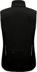 เสื้อกั๊กซอฟต์เชลล์น้ำหนักเบาสำหรับผู้หญิง บุด้วยผ้าฟลีซ กันลม เหมาะสำหรับการเดินป่า ท่องเที่ยว เล่นกอล์ฟ ติดกระดุมลายเพชร เสื้อคลุมด้านนอก - Product Image 2